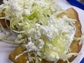 Poblano peppers deep fried quesadillas + lettuce, cream and fresh cheese #quesadillas #quesadilla #deepfried #mexico #mexicocity #mexicanfood #food #foodporn #foodpornography #foodie #foodblogger #foodstagram