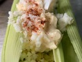 Beautiful Esquites on a corn husk #esquites #corn #cornislove #love #mexico #mexicocity #mexicanfood #food #foodporn #foodie #foodblogger #foodpornography #foodtour