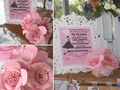 Centros de mesa de flores de papel @artprintecuador #artprint #artprintecuador #centrosdemesa #princesparty #luxurykids #babyshower #ciudadceleste #babygirl #luxury ✌