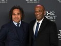 Henry Figueroa y David Suazo en la gala de #TheBest