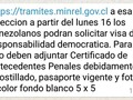 Este sera el portal por el cual a partir del 16 del presente mes se solicitara la Visa de Responsabilidad Democratica, que otorga residencia por un año en Chile... adjunto van los requisitos que solicitan para solicitarla, saludos a todos!