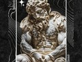 an art inspired by sculptures by Michelangelo, this is the culture of our mental oppression where many times we seek a necessary point of resilience. based on the classic fused with the Urban #viral #explorepage #explore #trending #like #follow #tiktok #art #fusion #Streetwear #streetwearstyle