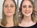 ✨Antes & Después✨   Detallen las cejas… ella llegó con unas cejas tatuadas que ya estaban pigmentando en azul pero con la técnica que aplicamos de maquillaje, le cubrimos totalmente el tatuaje y realice un nuevo diseño en un tono favorable para su piel y cabello🥰  Sin duda un buen maquillaje y estilismo tiene la capacidad de cambiarte el animo en segundos🥰🌸 ¡Ahhhh brillar!🤩  No solo se trata de hacer un buen maquillaje, sino resistente y duradero💄💋  📲Infor para citas y cursos al 04120839463.