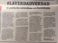 Mi primera publicación en un diario dominicano. Gracias por la oportunidad @metrord.do #plebiscito #laverdadverdad #periodista #periodismosinfronteras #venezolanosenrd #venezolanosen_rd #orgullovenezolano