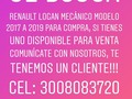 SE BUSCA RENAULT LOGAN MECÁNICO MODELO 2017 A 2019 PARA COMPRA, SI TIENES UNO DISPONIBLE PARA VENTA COMUNÍCATE CON NOSOTROS, TE TENEMOS UN CLIENTE!!! CEL: 3008083720 INSTGRAM: @elnegociovende  FACEBOOK: EL NEGOCIO VENDE  #aviso #anuncio #ventas #compras #usados #carrosenventa #carrosusados #sebusca #monteria #autos #negocios #renault #renaultlogan #logan #renaultmotors