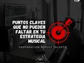 Antes de lanzar tu proyecto musical evalúa bien estos puntos 📝 #SinlaH   pd: La estrategias están orientadas a alcanzar objetivos siguiendo pautas de actuación.   #marketing #music #producer #artist #cantantes #marketingmusical #fans #objective