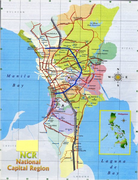 Map Of The Philippines National Capital Region Ncr Redgage