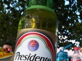 Felicidad en 35ML #cervezapresidente. #unafria #25Diciembre #SantaNUNCAllego