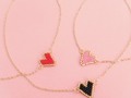 Cadenita corazon tejida en mostacillas Delicas miyuki son una linda 💕  #loversEM #joyas #accesorios #hechoamano #jewelry #miyuki