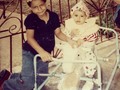 #TBT 1993 o 1994 junto a mi modelo a seguir de toda la vida, mi primo hermano @sugarkanepr cLente mi Bday...