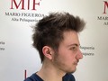 #corte multifacético. Para poder lograr varios #estilos en un mismo corte. Para el genio de @giannimascia_  #model #hair #hairstyle #haircut #men