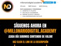 👇 Para Más Contenido Así Sigue Ahora a @MILLONARIODIGITAL.ACADEMY ⠀ 👇 Te lo Recomiendo! ⠀ Encontrarás El Mejor Contenido de Valor Sobre Emprendimiento, Riqueza, Negocios Online y el Santo Grial Para Generar Ingresos Desde Tu Movil y Computadora… ⠀ 👉 @MILLONARIODIGITAL.ACADEMY 👈 👉 @MILLONARIODIGITAL.ACADEMY 👈 👉 @MILLONARIODIGITAL.ACADEMY 👈 ⠀ - ¡Si Te Gustó Compártelo Con Alguien Más! ⠀ - ¡Compartimos Contenido Diario @MILLONARIODIGITAL.ACADEMY! ⠀ ⠀ ⠀ ⠀ #ambicion #billonario #exitoso #inteligenciafinanciera #invierte #mentores #millonario #logros #abundancia #superacion #conocimiento #acción #actitudmillonaria #constancia #determinación #dólares #educacionfinanciera #motivación #actitud #éxito #exito #dinero #disciplina #emprende #negocios #emprender #empresas #empresario #sueños