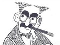 El intelectual es un tipo con úlcera, caspa y lentes de aumento.  #GrouchoMarx