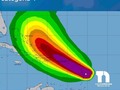El Centro Nacional de Huracanes de Estados Unidos informó el lunes que el huracán está ganando fuerza a medida que se aproxima a tierra. Se pronostica que el ojo del huracán pase cerca de la isla de Dominica el lunes por la noche.  Vía @telenoticiasrd  Dios ten misericordia de nosotros 😟