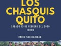 Este sábado 15 de febrero del 2020 a las 13h00 Organización Los Chasquis Quito estaremos en @RadioTVSolidaridadEc para dar a conocer a nuestra organización.  #ChasquisInterpelando #VaPorQuito  #quitoecuador  #ideas  #propuestadeactividad