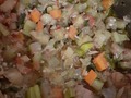 niente di più ricco di una buona caponata siciliana fatta da me  Nada mas rico que una buena caponata siciliana hecha por mi. (en Coviefi)