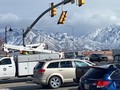 Situación que se presenta a esta hora en la redwood road en este momento tomar precauciones, esto es a la altura de 3470 s redwood road Salt Lake City 84119