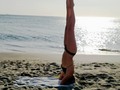 #beach #yoga #beachyoga #yogagirl #me #love #workout #girl #peace #santamarta #colombia #meditation #i