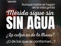 #Jun25 ¿Sabías que Mérida es una de las ciudades con más ríos en Venezuela?  A pesar de que muchos vean innecesarios los reclamos por nuestros derechos a tener una mejor calidad de vida, es primordial seguir exigiendo que cesen en la propaganda y cumplan con sus obligaciones.  Ya basta de echarle la culpa a terceros o a la naturaleza  ¿Se es competente o no?  Exigimos agua potable...
