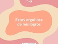 Estoy orgullosa de mis logros...  Repite después de mí:   "Estoy orgullosa de poder leer estas líneas, eso significa que sé leer, lo cual implica un proceso de aprendizaje que lleva inteligencia, tiempo y paciencia.  Estoy orgullosa de tener tiempo libre para estar en el segundo párrafo, lo cual significa que dispongo de unos minutos que le estoy quitando a alguien más y me estoy dando a mí.  Estoy orgullosa de haber ido al colegio, lo haya terminado o no, fui, me senté y algo aprendí.  Estoy orgullosa de cada uno de mis títulos, sea un curso de natación o un postgrado, no por el papel que los representa sino por cada día invertido, por cada lágrima derramada, y por cada enseñanza.   Estoy orgullosa de haber entendido que mis padres son distintos a mí, que a su manera me acompañan pero que soy un ser independiente y mi independencia solo me permitirá ganar.   Estoy orgullosa de desayunar, almorzar o cenar porque entiendo que cada bocado es medicinal y comer me ayuda a sanar.  Estoy orgullosa de cumplir con mi higiene personal y de vez en cuando poderme emperifollar.  Estoy orgullosa de haberme despertado hoy y levantado de la cama con o sin energía, pero levantada y encaminada a triunfar.  Estoy orgullosa de hacer lo que hago por mí, porque por más poco que sea, ya es gigante y me ayuda a estar".  Nunca des por sentado lo que logras. En lugar de hablar de "pequeños triunfos", habla de "triunfos". Celébrate tú misma, no esperes el aplauso o la aprobación de los demás porque quedarás insatisfecha. Entiende qué es eso que te hace estar orgullosa de ti. Haz una lista y léela todas las veces que sean necesarias, hasta que entiendas algunos de los tantos elementos que te hacen valiosa.  Yo estoy orgullosa de ti, de que hayas leído hasta acá. Con lo rápido que va el mundo, hasta leer un post puede ser un acto de amor por ti misma y eso se debe celebrar.  Feliz día 🤗💚💖  #Psicología #DescubreTuBelleza #BeautyValue #AmorPropio #Autoestima #Psicología