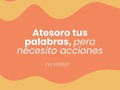 “Gracias por decirme que cambiarás, pero necesito pruebas”.  Siempre recuerda esta ecuación: "Palabras = Acciones".  Te la explico detalladamente, las promesas que alguien te haga deben ser proporcionales a las conductas que emite. ¿Por qué? Esto tiene que ver con el compromiso, con la responsabilidad y con la disposición o interés en un vínculo.  No se descarta la dificultad que tiene cambiar una conducta a la que hemos estado acostumbradas por años, pero aún así se valora el esfuerzo.  Es válido dar oportunidades, pero ¿cuántas?  ¿Sientes como si te cansaras? Que cedes, cedes y cedes, pero no recibes lo mismo a cambio. Y sé que estarás pensando que es tu deber esperar el cambio, pero ¿hasta qué punto?   Eso lo haces con un desconocido, lo haces aleatoriamente, pero ¿con personas con las que compartes diariamente? Puede llegar a ser muy desgastante.  Si tu prometes y cumples, ¿por qué no merecerías un trato igual?  ¿En qué momento dejaste de pensar que tú también mereces disculpas sinceras y cambios de conducta?  A partir de este momento, considera cuántas oportunidades das a quién te lastima. Eso no implica dejar de amar, sino amar sanamente.  Hemos aprendido que amar es aguantar, y sí cederemos en algunos aspectos, pero no en nuestros no negociables.  Ama a quién también te ama y hace un esfuerzo por demostrártelo. De lo contrario, te sentirás insatisfecha, vacía y hasta ansiosa en vínculos que quizás pudieran ser diferentes 😉💚💖  #Psicología #Relaciones #AmorPropio #Autoestima #SaludMental #DescubreTuBelleza #BeautyValue