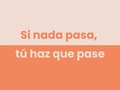 Te exiges mucho. Te hablas fatal. Te juzgas muchísimo, sin darte cuenta de que así es más difícil alcanzar metas.  Recuerda tu infancia: ¿en qué salón de clases tenías más ganas de hacer la tarea? ¿En el salón donde la profesora gritaba, maltrataba o castigaba a los alumnos (incluyéndote) o en aquel salón en el cual la profe era amable, cariñosa y te explicaba todas las veces necesarias hasta que entendieras?  Yo puedo ver que la opción número dos era sin duda la más agradable. Si esa opción es la de tu preferencia, ¿qué tal si empiezas a hablarte así? ¿Qué tal si empiezas a supervisar tus pensamientos para que tú diálogo sea tan amable como el de esa profesora? ¿Cómo te estás hablando a ti?  Píllate cada vez que te estés exigiendo, cada vez que te estés criticando y en lugar de juzgarte por ello, reemplaza esa forma de hablarte por una más amable.  Para eso, diseñamos nuestro calendario, para que sea tu recordatorio constante de cómo ser compasiva mientras alcanzas metas. Para que en lugar de perseguirte, te permitas tener actos de amor propio y descanso, para que en lugar de señalarte por no haber hecho algo, amablemente te lo recuerdes.  Nuestro calendario te habla bonito para que tú también te hables así.  Y cada vez que sientas que “nada pasa” te lleves a realidad, porque algo está pasando, algo estás haciendo si tú estás leyendo hasta aquí.  Lo que harás que pase es cambiar la forma en la que te hablas, porque sé que por tus metas algo has hecho, así sea despertarte hoy, y eso ya es algo.  Reconoce tus acciones por más pequeñas que sean y celébrate cada pequeño logro, para que los demás valgan la pena.  Has hecho suficiente aunque así no lo sientas, porque estoy segura de que puedes reconocer los alcances de otras personas, ahora gira la mirada hacia el adentro ¿qué estás alcanzando tú? ¿Cuál fue tu pequeño logro?  Y si te sientes cómoda, cuéntame en los comentarios qué hiciste tú. Mi logro fue: haber escrito este post para ti ❤️✨