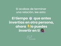 A todas nos han roto el corazón.  Yo también lloré, pataleé y hasta grité porque no quería que algunas relaciones se terminaran 😅. Nada de eso sirvió, ¡y menos mal que no sirvió! Después de cada relación crecí muchísimo y eso no lo cambio por nada.  Pero también sé que hay muchas lágrimas que nos hacen sentir que ya no vamos a poder seguir adelante, y ya te he hablado de todas las etapas por las que pasamos antes de recuperarnos por completo cuando atravesamos un duelo.  Una vez que sales de esa nube gris que es el duelo luego de una ruptura, entiendes muchas cosas y hasta ves el lado positivo, porque SIEMPRE hay algo bueno de cada situación que vivimos o experiencia por la que pasamos.  Después de la marea siempre viene la calma. Después de una ruptura siempre vendrá crecimiento.  Después de terminar una relación de pareja tienes la oportunidad perfecta para volver a compartir contigo misma, para conocerte mejor, para crecer y aprender... ¡No todo es malo! Ahora el tiempo que dedicabas a tu pareja, puedes dedicártelo a ti.  Yo recuerdo que comencé a hacer cosas que me encantaban, salía a recorrer mi ciudad, me inscribía en miles de actividades. En fin, ¡hacía de todo! Hoy en día recuerdo todo eso con muchísimo cariño porque fueron experiencias maravillosas.  Si acabas de terminar una relación, quiero decirte que todo pasará. Tienes frente a ti un mundo de posibilidades, de disfrutar el tiempo que pasas contigo, de conocerte y de madurar en muchos sentidos. Y si no me crees, espera a vivirlo.  #Psicología #PsicologíaClínica #SaludMental #Rupturas #Parejas #PsicologíaFemenina #DescubreTuBelleza.