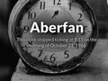 Lest we forget. 116 children and 28 adults died when an 111 foot high slag heap on a hill above Aberfan collapsed and engulfed part of the town including a school.