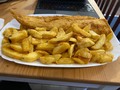 Cod and chips. Delicious!