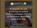 🎧🎶#!!!! MARTES🎶🎤 Hoy la crisis puede ser una oportunidad para darte cuenta de que es lo más importante. Ordena tus prioridades.  El coronavirus te obligó a desayunar, almorzar y cenar por 15 o tal vez mas días con tus seres queridos, que cuando los ves de cerca te das cuenta que ha volado el tiempo.  Tus hijos pequeños ahora son adolescentes, tus padres hoy son adultos mayores y recién nos dimos cuenta que nos olvidamos de abrazar, besar y estar con ellos. EL MENSAJE DE DIOS ES TAN HERMOSO QUE POCOS LO VEN.. NOS ESTA PIDIENDO, MAS AMOR,COMPRENSIÓN SOLIDARIDAD, EMPATIA, RESPETO, PAZ Y DEJAR DE LADO SER SOBERBIOS EGOÍSTAS, EGOCÉNTRICOS. 😒😒 QUE GRAN LECCIÓN NOS ESTA DANDO.😌🙏..!! A partir de las 9 hs estamos en vivo! Con Fabiana Quiroga y su equipo, #QUEDATE #EN #TU #CASA a compartir juntos de la radio, noticias y excelentes canciones RADIO TOP 95.3 FM   #CONSIGNA #SEMANAL #Sugerencias para hacer en días de cuarentena  #OTOÑO 2020 ☔🌦️🌞🌄🎉❇️🌞🌄🌺🌱❤️😍😀🎉❇️🌞🌄