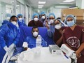 ¡BUENAS NOTICIAS! Docente del Colegio Monseñor Francisco Beckmann infectado con coronavirus sale de la Unidad de Cuidados Intensivos. El personal de salud aparece con ánimo junto al paciente. #Panamá #EnSegundos #NoticiasPanamá #COVID19 #Coronavirus #EnlasRedes