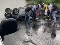 [] Se registra fuerte accidente de tránsito en La Vía Transístmica, a la altura de Los Cuatro Altos en la provincia de Colón