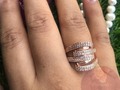 18k Rose Gold plated rings🥰$750💍 💖Haz tus pedidos 🎁🛍 829-723-0854