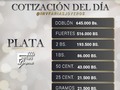 NUEVA COTIZACIÓN  del oro chatarra y plata para el dia de hoy 13/02/2020 (desliza ⬅️➡️) • Años de experiencia nos lleva a tener el mejor precio, seguridad y confianza, somos #fariasjoyeros . INVERSIONES FARIAS JOYEROS ✔️ • #chacao #compradeoroccs #comproplata #oro #plata #gold #18k #10k #14k #centrolido #sambil #aros #arosmatrimonio #anillosdegrado #solitario #fabricacion #tallerdejoyeria #USM #UCV #USB #empeños #prestamos #chacao #likeforlikes #like #megusta #farias #sigueme #jueves