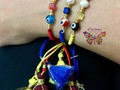 #pulseras #pulserasdemoda #pulserasfashion #hilorojo #proteccion #amuleto #talisman #tricolor #venezuela #ojoturco #turkisheye #cruz #rojo #red #instafashion #handmadejewelry #jewelry #bisuteriafina #pulserasfashion