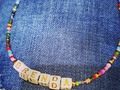 Collar personalizado 😍  #cadena #cadenas #mostacilla #nombre #cadenaconnombre #collar #collares #collarconnombre #canutillo #letras #name #personalizado #collarpersonalizado #accesorios #fashiongirls #colores #moda femenina #today #trending #top