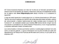 Para aclarar, envió mi comunicado, nunca he tenido vinculación con JDP ni su empresa.