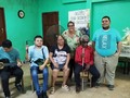 Visita al Club de Ciegos de Colón.