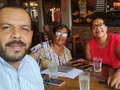 Viene octubre... Mariela Reina, Gabriel Santiago y yo jejejeje ya andamos craneando que haremos para el mes rosa y celeste.  Buenas ideas y actividades....  Ancec Capítulo de Arraiján ❤️