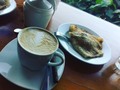 Su coffe break ☕☕ #instawolrd #instachile #instavalpo #instalike #like4like #followme #follow4follow #coffe #cerroconcepcion #labellepop #coffebreak #antesdelapega #toopegao #capuccino #milk #art #latteart