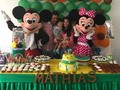 Mickey y Minnie llegaron al cumple de #mathias y todos quedaron super felices de conocer a esta parejita sin igual !!! Gracias por la confianza #mickey #minnie #disney #venezuela #show