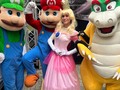 MARIO, LUIGI, PRINCESA PEACH Y El villano más romántico de todos BOWSER . LISTOS para DIVERTIR A TODOS