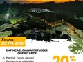 Si estás buscando un lugar para relajarte rodeado de naturaleza🌿 ¡Has llegado al lugar indicado!   Finca Hotel El Diamante cuenta con amplias y acogedoras habitaciones equipadas con todo lo que necesitas para una estadía cómoda y placentera. Además, podrás disfrutar de nuestras instalaciones como la piscina, el jacuzzi y las áreas verdes perfectas para tomar un paseo   No puedes dejar pasar esta promoción del 20% de descuento 🤩  ❗️Válido hasta el 30 de abril