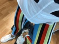 Do not skip mondays ❤️💪🏼 Sporting #fitmamaapparel @erika_boom stripes legging available and on sale #fitnessfashion #fitmamalifestyle #fitmamaoriginal