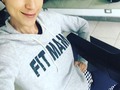 Morning #fitmamas about to make one sweat in my #fitmamaapparel @erika_boom couture legging and hoodie #rainydays #keeponsweating #notjustforsports #geturfitnessfashion @stanza.cr or by ðŸ’Œ