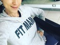 Morning #fitmamas about to make one sweat in my #fitmamaapparel @erika_boom couture legging and hoodie #rainydays #keeponsweating #notjustforsports #geturfitnessfashion @stanza.cr or by 💌