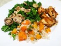#chicken #kale #brownrice #parsley #carrots #mushrooms #extravirgin #oliveoil #garlic #instadaily #ig #instagood #foodie #foodstyling #fitnesslifestyle #befit #fitnesslunchec #balance #nutrition