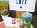 Idea de Lunch saludable para niños en homeschooling / clases virtuales 😊... es importante alimentarlos correctamente complementando con actividad física y mucho amor ❤. #lunchtime #mediamañana #lunchofchampions #healthymeals #healthykids #love