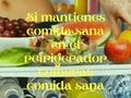 Qué hay dentro de una nevera saludable  Una gran sección de verduras y frutas frescas.  Una sección de huevos, pescados, carnes, tofu y lácteos saludables.  #refrigerador #organized #refri #healthy #wellness #frutas #vegetales