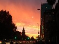 #santiagodechile cae el sol regalando estos hermosos colores, noche de fuego..